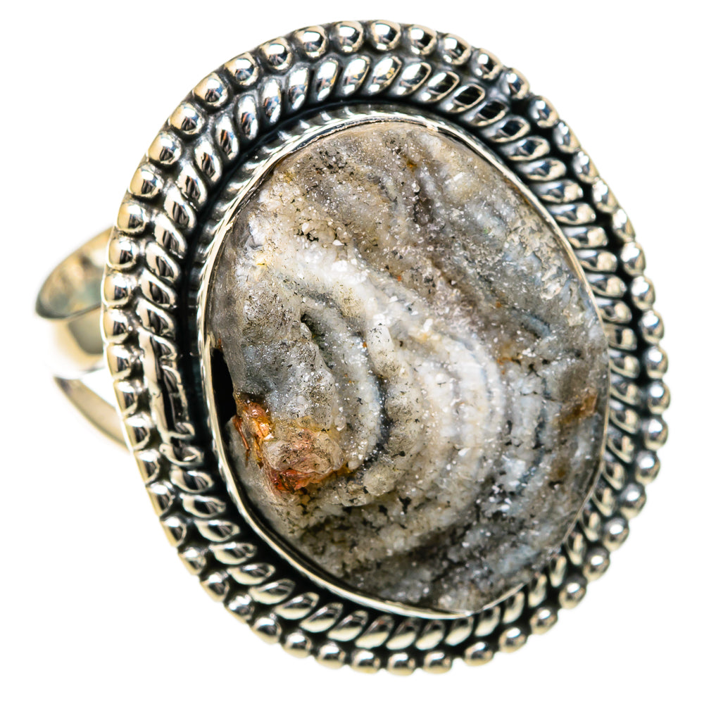 Desert Druzy Rings handcrafted by Anasilvercos - RING105083 - Photo 2