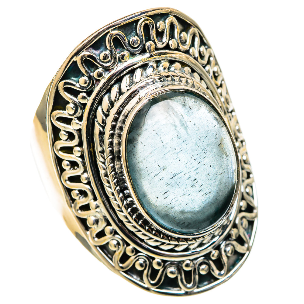 Aquamarine Rings handcrafted by Anasilvercos - RING105085 - Photo 2