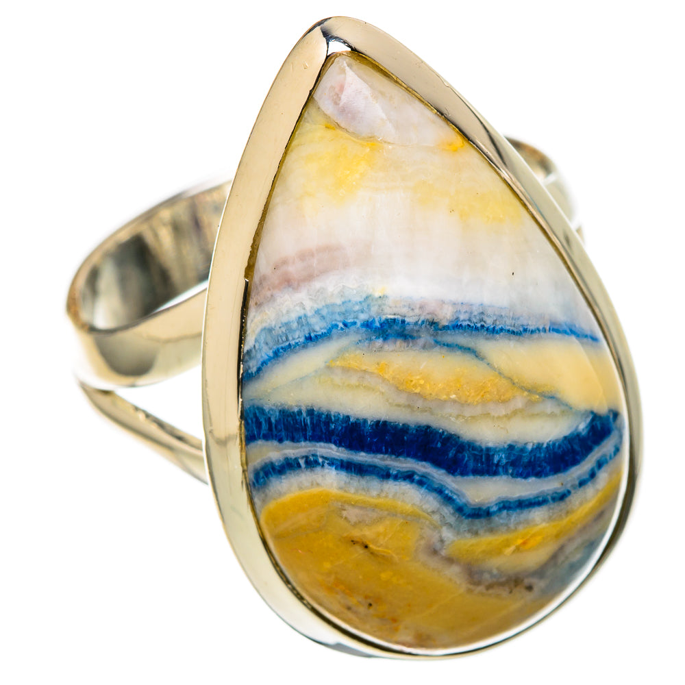 Blue Scheelite Rings handcrafted by Anasilvercos - RING105123 - Photo 2