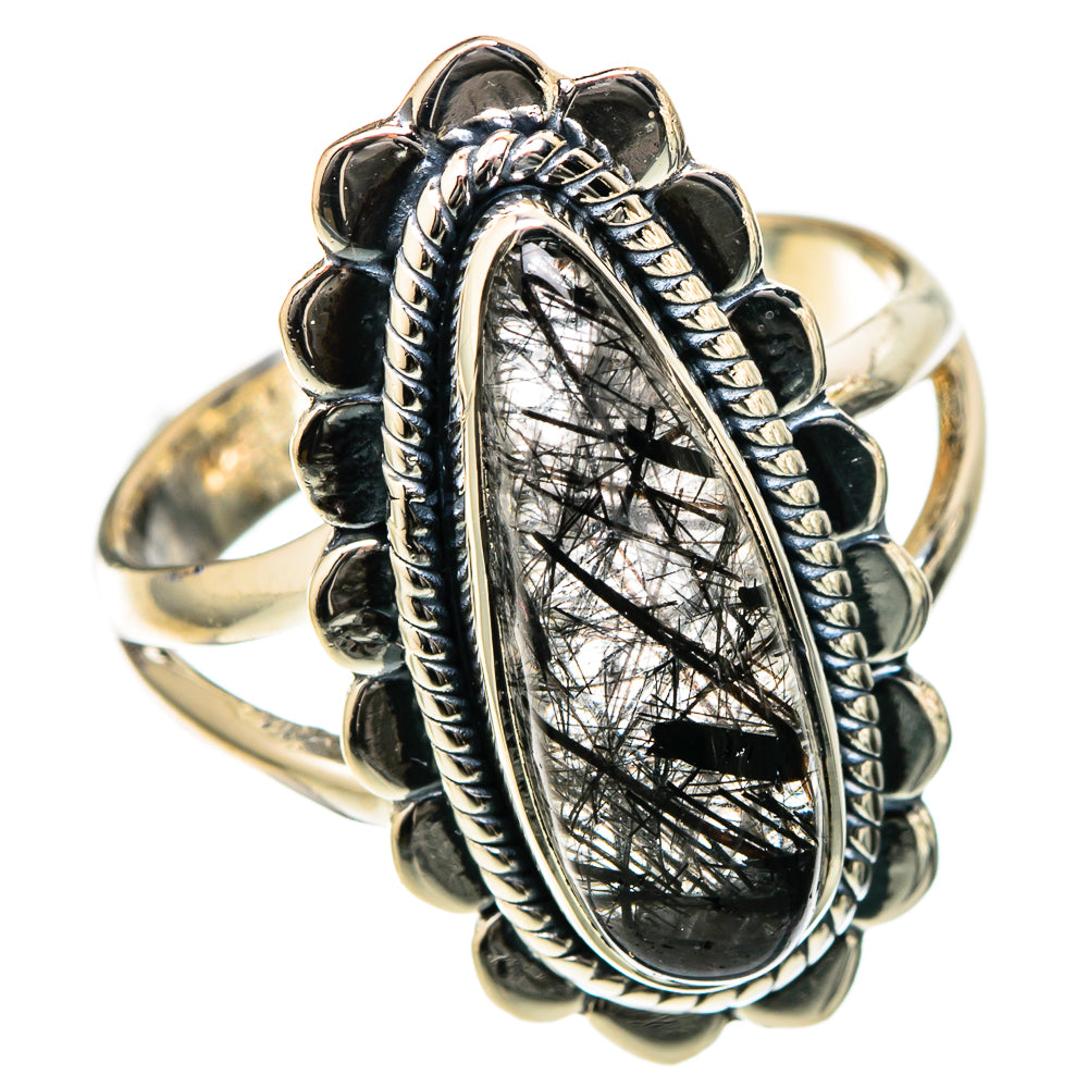 Tourmalinated Quartz Rings handcrafted by Anasilvercos - RING105141 - Photo 2