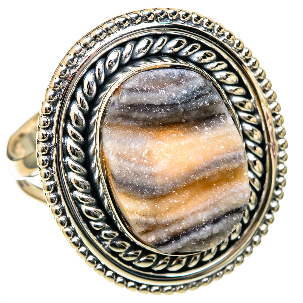 Desert Druzy Rings handcrafted by Anasilvercos - RING105147 - Photo 2