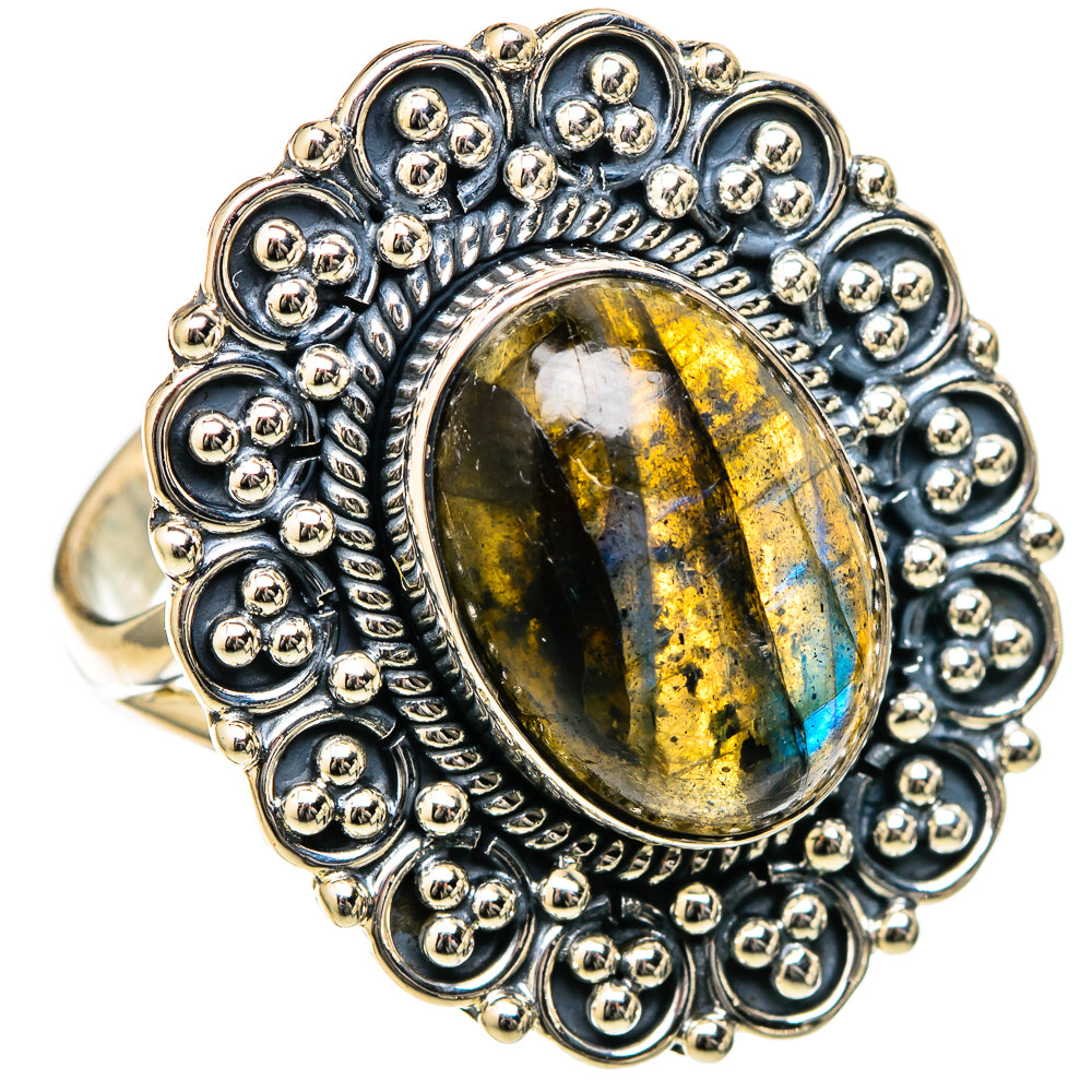 Labradorite Rings handcrafted by Anasilvercos - RING105148 - Photo 2
