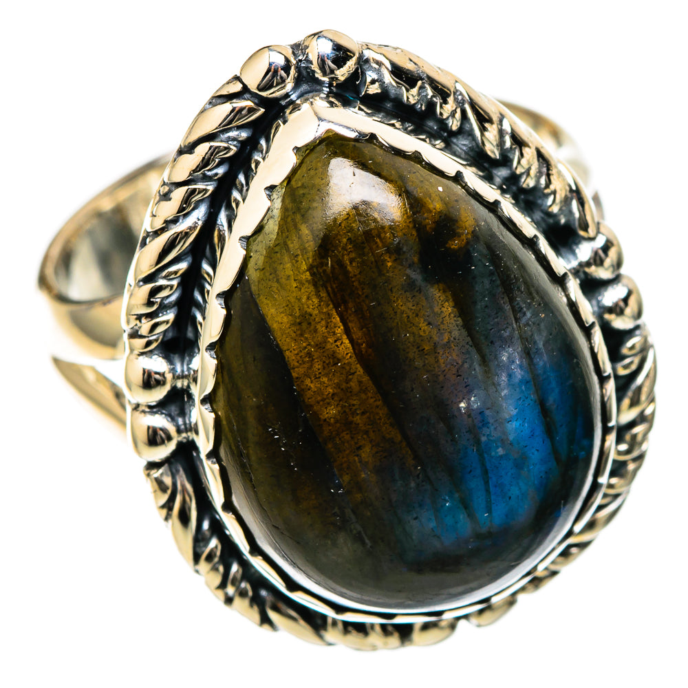 Labradorite Rings handcrafted by Anasilvercos - RING105150 - Photo 2