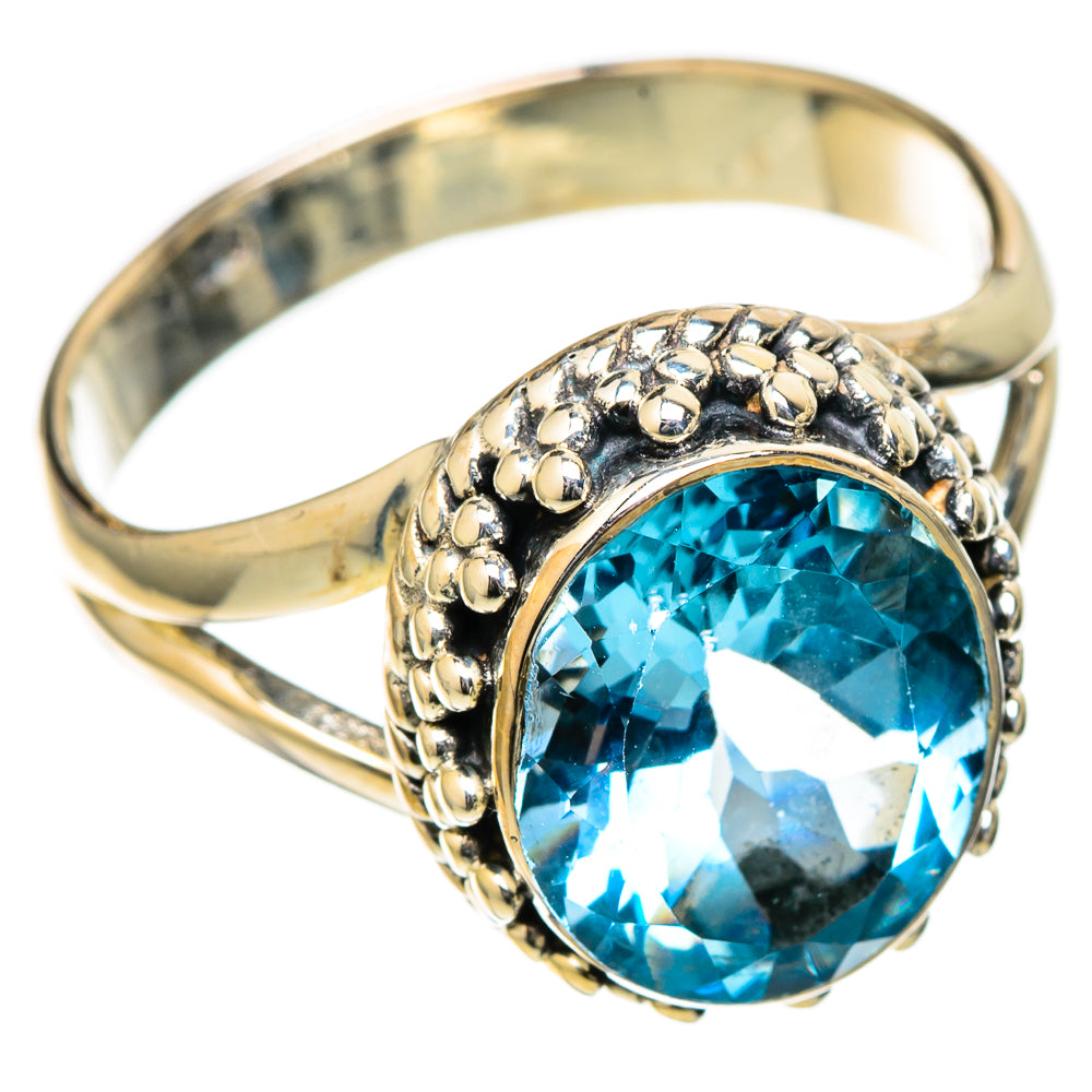 Blue Topaz Rings handcrafted by Anasilvercos - RING105152 - Photo 2