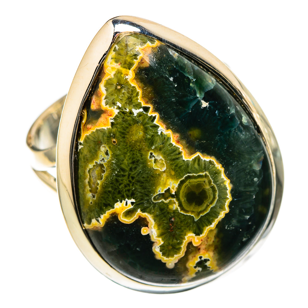 Ocean Jasper Rings handcrafted by Anasilvercos - RING105156 - Photo 2