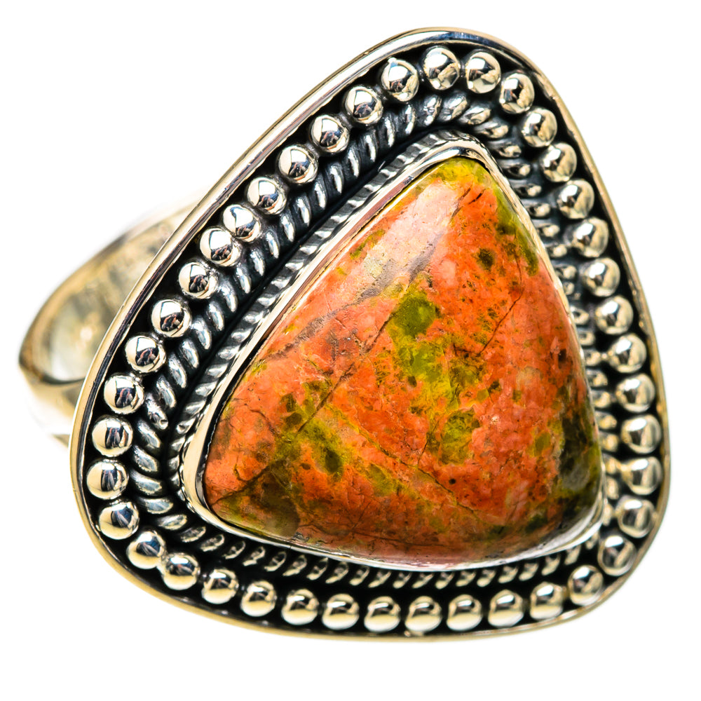 Unakite Rings handcrafted by Anasilvercos - RING105184 - Photo 2