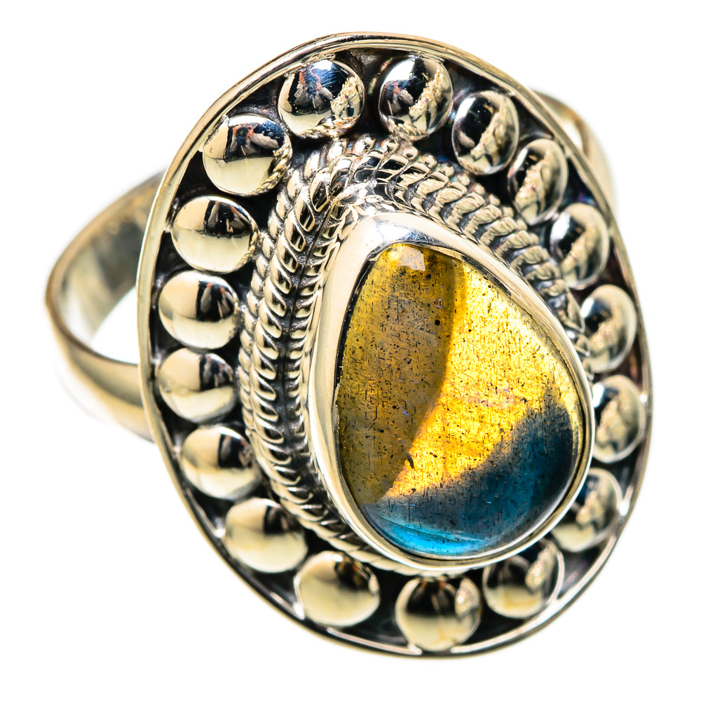 Labradorite Rings handcrafted by Anasilvercos - RING105199 - Photo 2