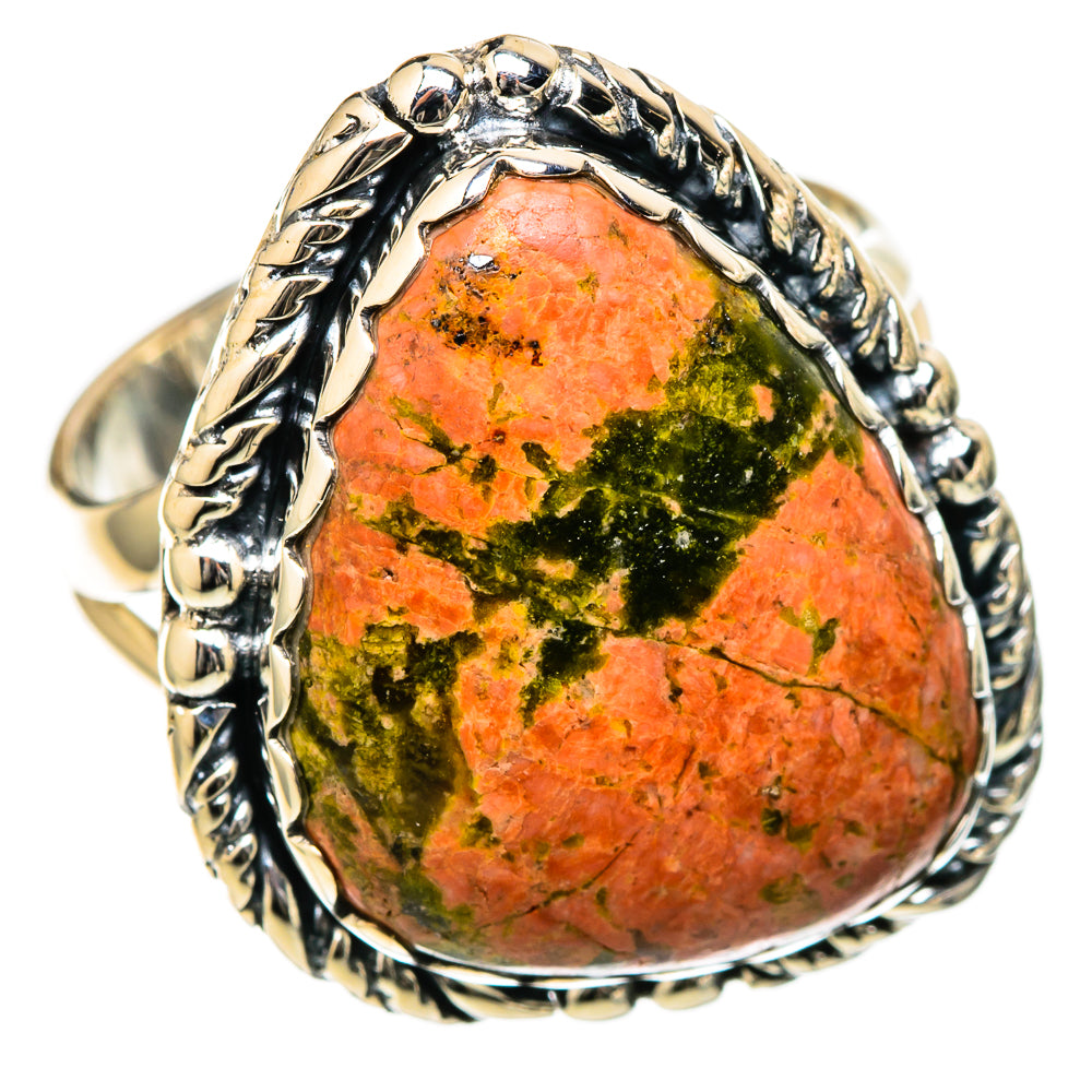 Unakite Rings handcrafted by Anasilvercos - RING105208 - Photo 2