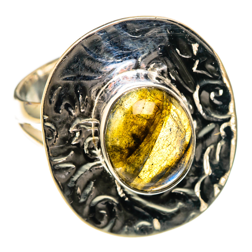 Labradorite Rings handcrafted by Anasilvercos - RING105219 - Photo 2