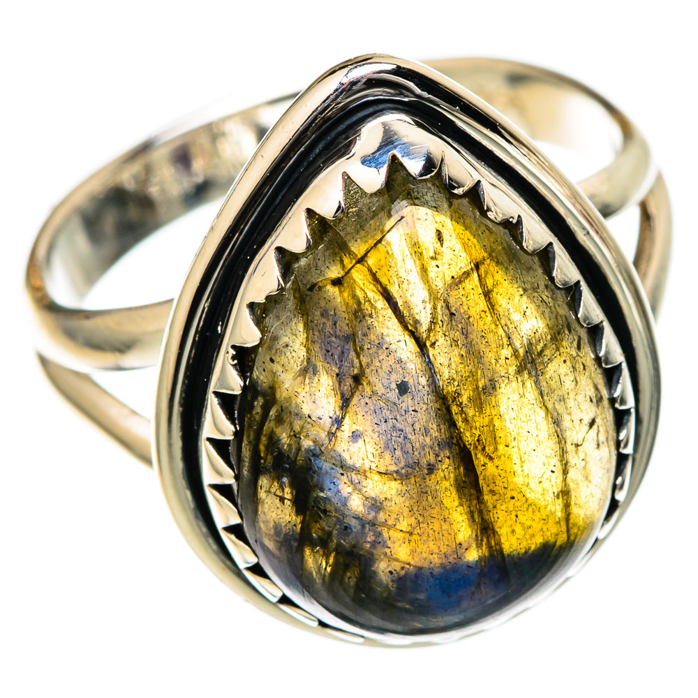 Labradorite Rings handcrafted by Anasilvercos - RING105220 - Photo 2