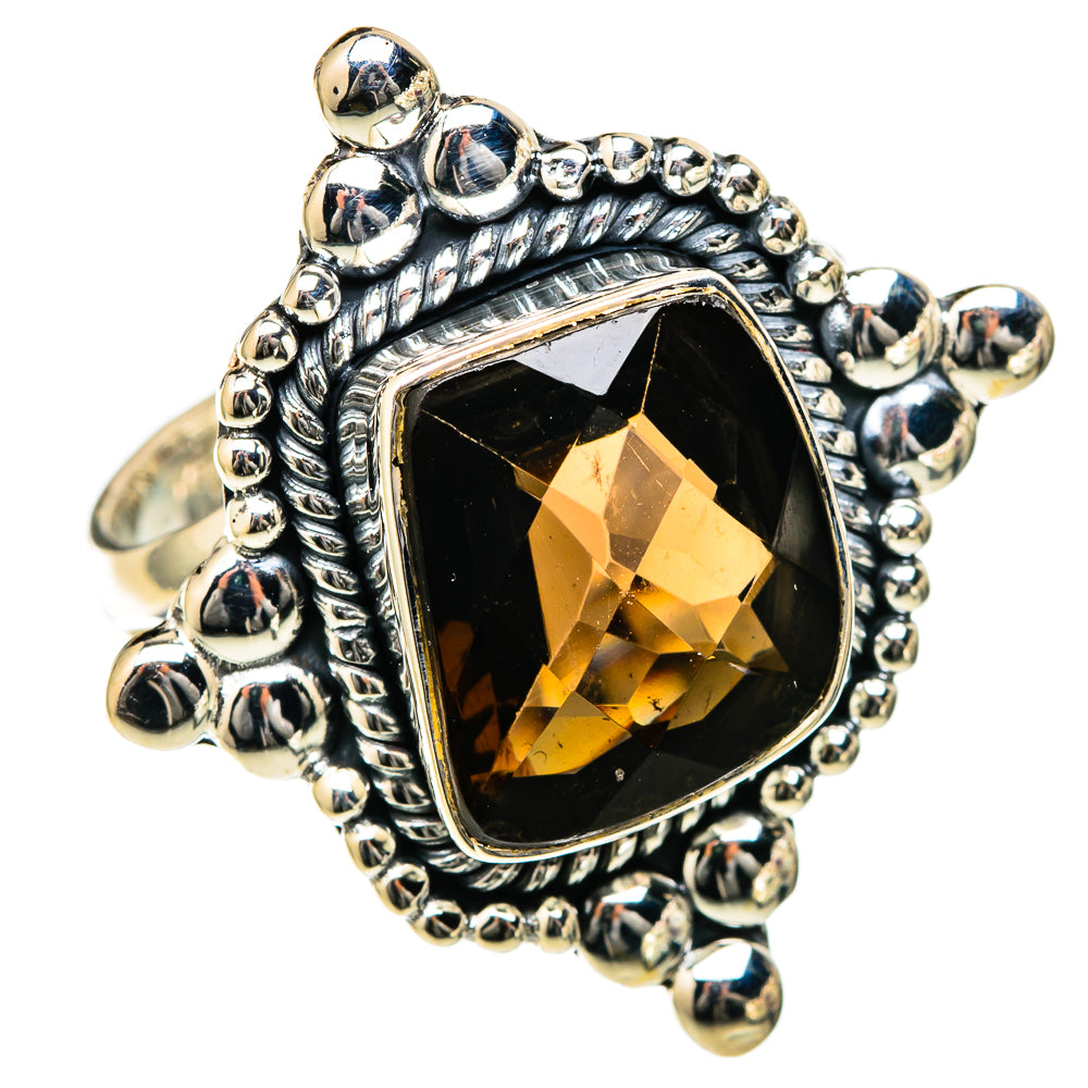 Smoky Quartz Rings handcrafted by Anasilvercos - RING105229 - Photo 2