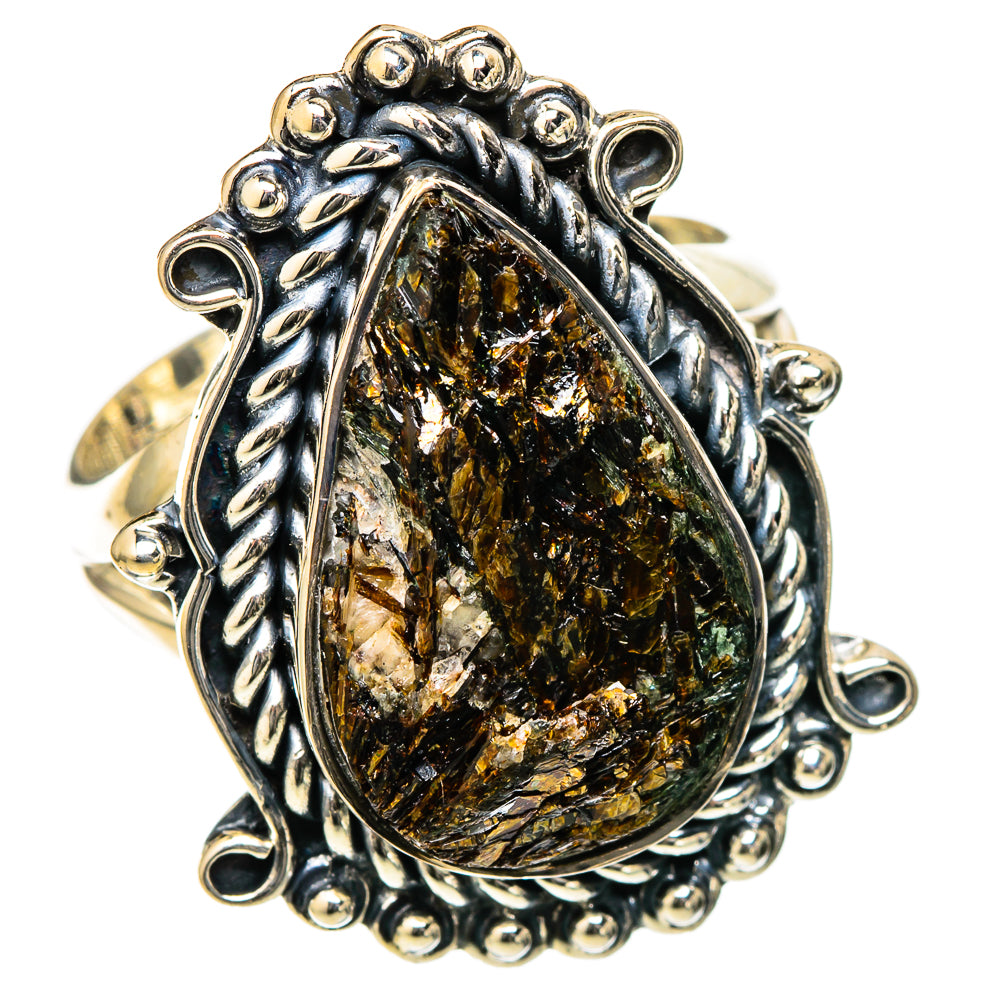 Astrophyllite Rings handcrafted by Anasilvercos - RING105231 - Photo 2