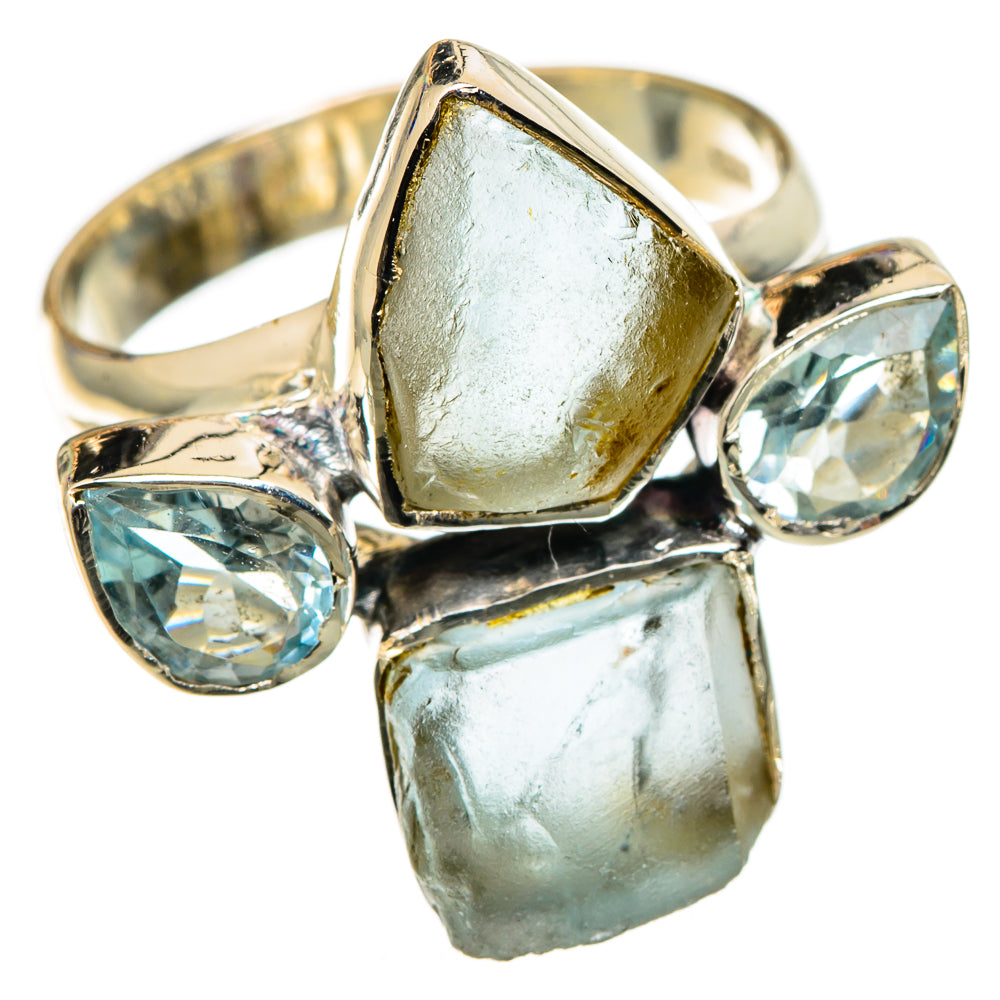 Aquamarine Rings handcrafted by Anasilvercos - RING105239 - Photo 2