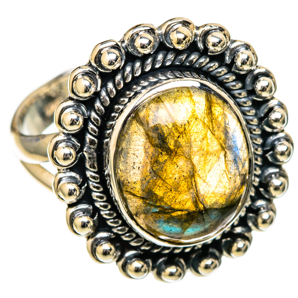 Labradorite Rings handcrafted by Anasilvercos - RING105241 - Photo 2
