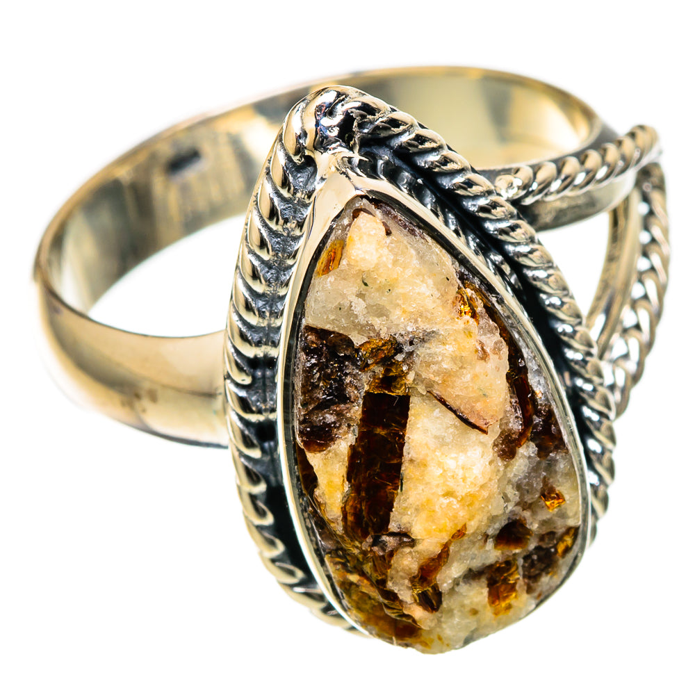 Astrophyllite Rings handcrafted by Anasilvercos - RING105252 - Photo 2