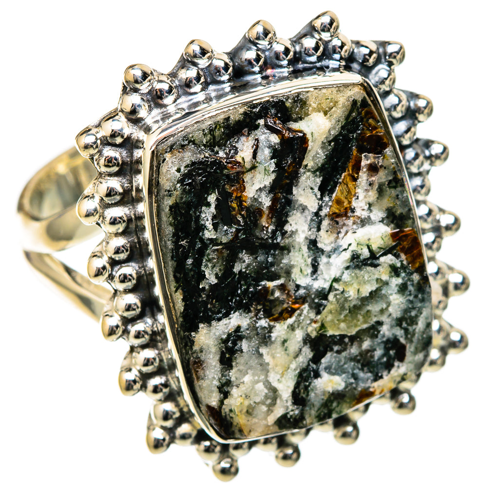 Astrophyllite Rings handcrafted by Anasilvercos - RING105254 - Photo 2