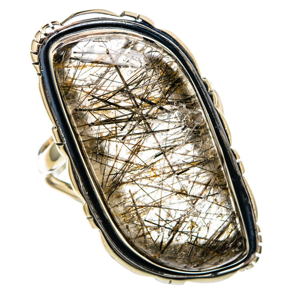 Tourmalinated Quartz Rings handcrafted by Anasilvercos - RING105268 - Photo 2