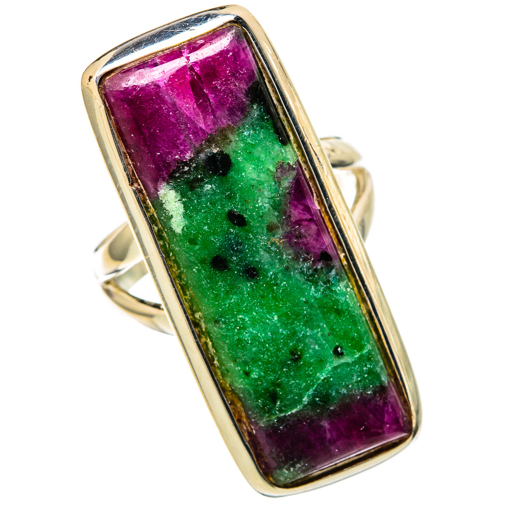 Ruby Zoisite Rings handcrafted by Anasilvercos - RING105279 - Photo 2