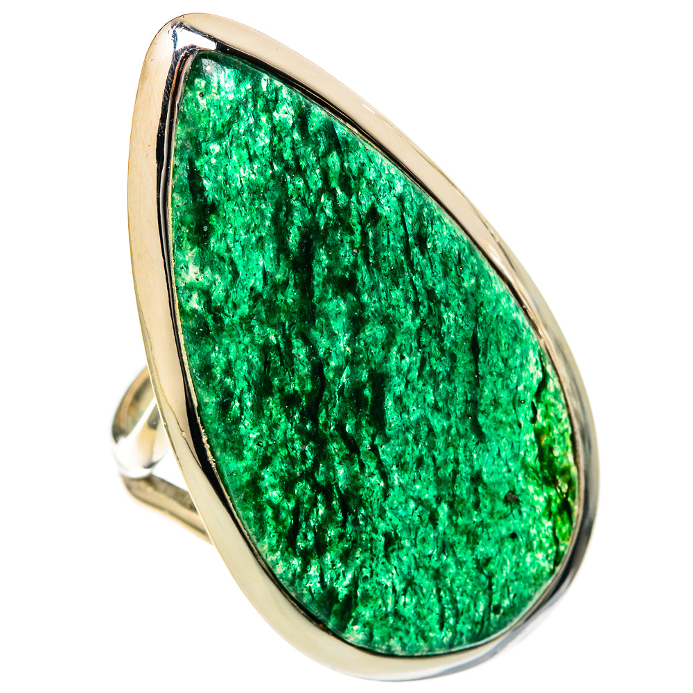 Green Aventurine Rings handcrafted by Anasilvercos - RING105282 - Photo 2