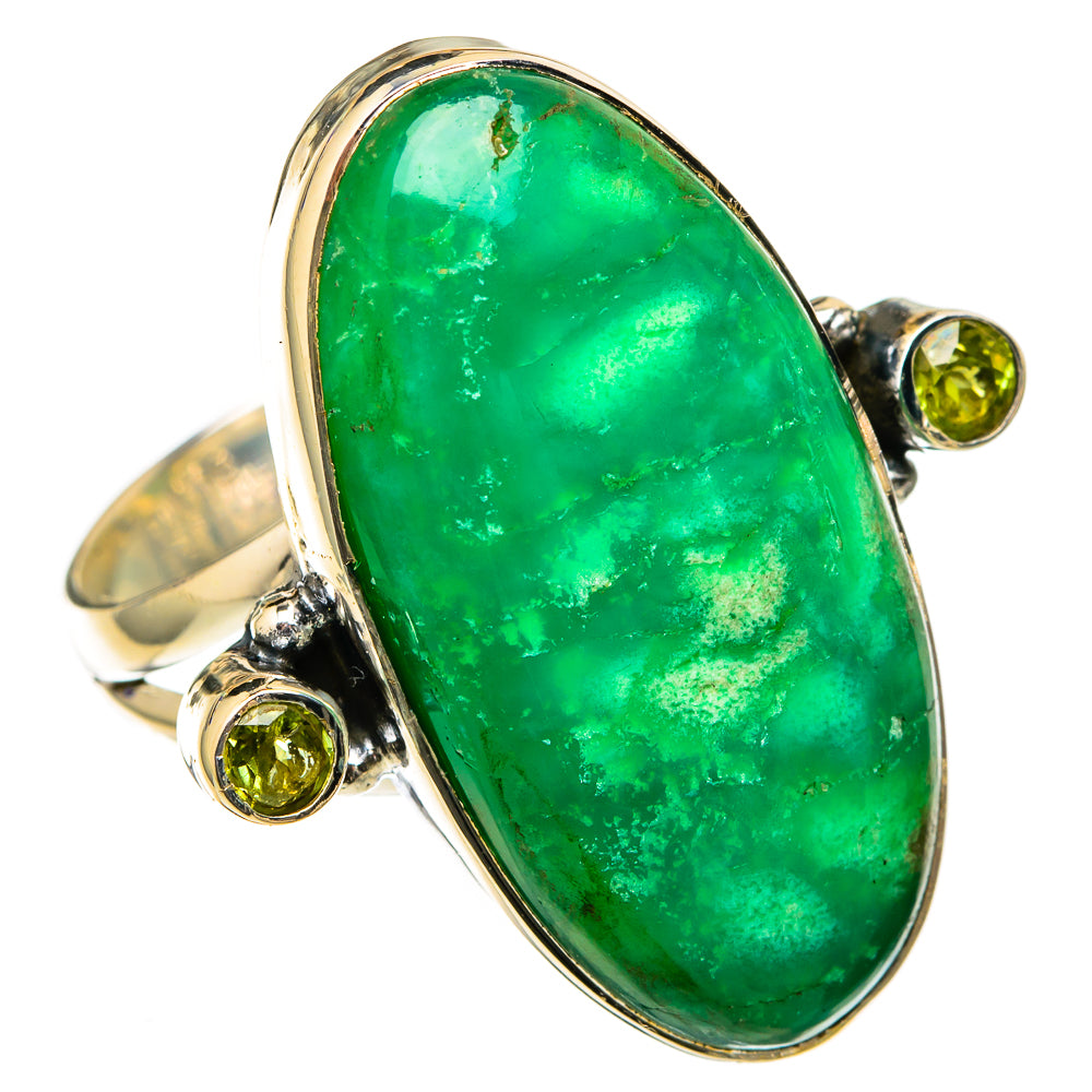 Chrysoprase Rings handcrafted by Anasilvercos - RING105286 - Photo 2