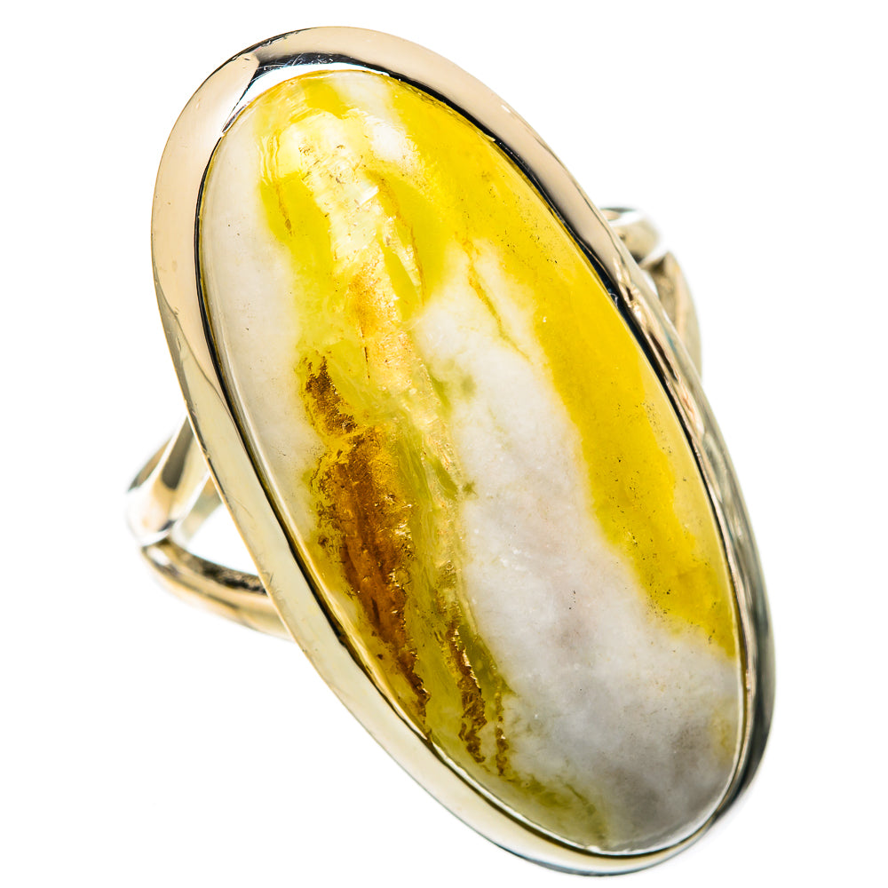Yellow Agate Rings handcrafted by Anasilvercos - RING105288 - Photo 2