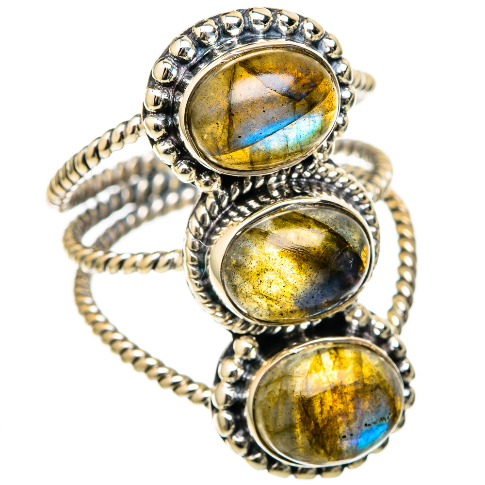 Labradorite Rings handcrafted by Anasilvercos - RING105310 - Photo 2