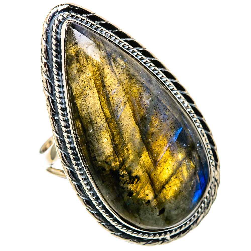 Labradorite Rings handcrafted by Anasilvercos - RING105314 - Photo 2