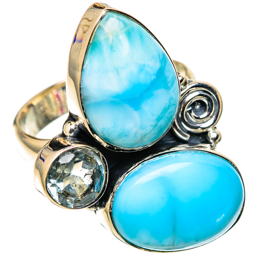 Larimar Rings handcrafted by Anasilvercos - RING105319 - Photo 2