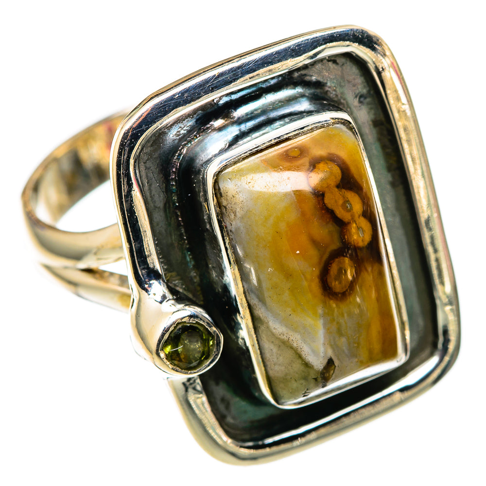 Ocean Jasper Rings handcrafted by Anasilvercos - RING105331 - Photo 2