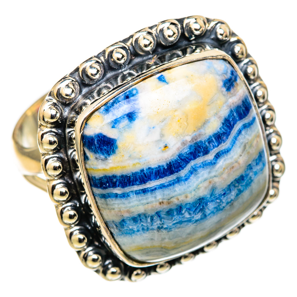 Blue Scheelite Rings handcrafted by Anasilvercos - RING105358 - Photo 2