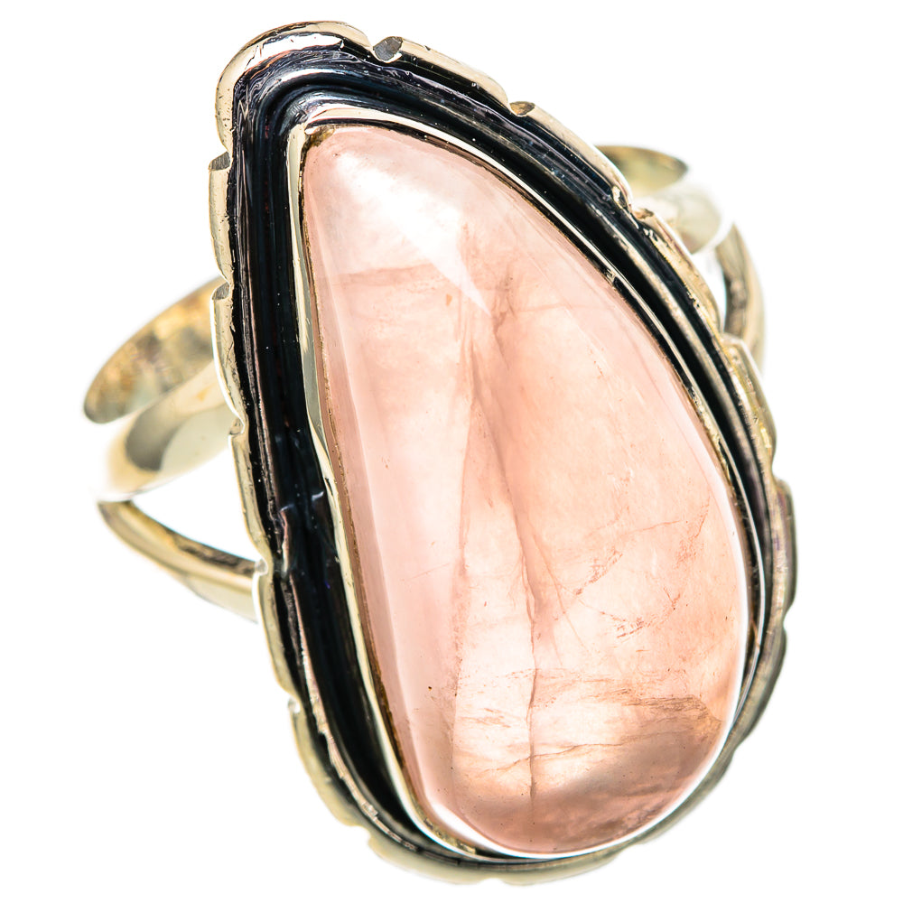Rose Quartz Rings handcrafted by Anasilvercos - RING105375 - Photo 2