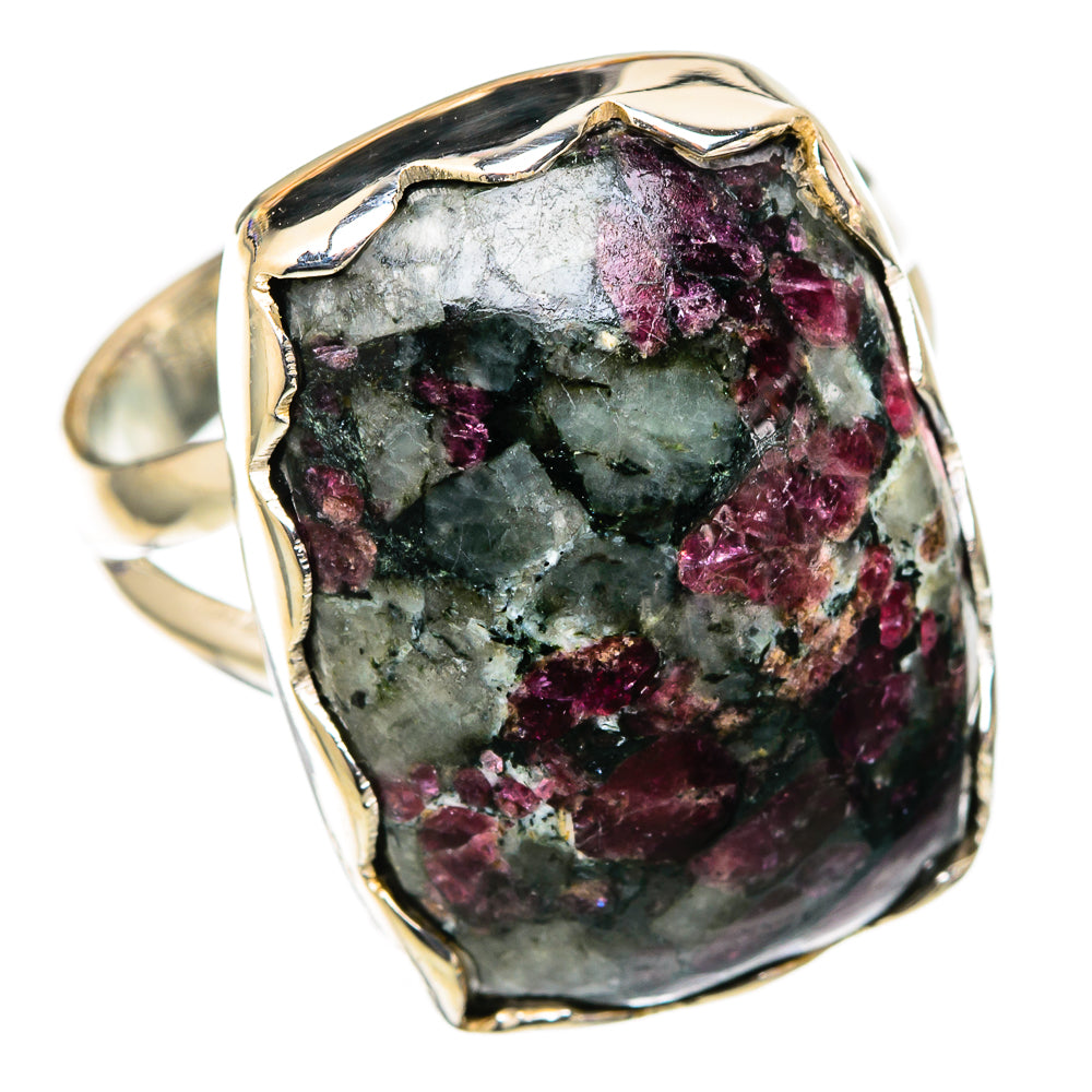 Russian Eudialyte Rings handcrafted by Anasilvercos - RING105378 - Photo 2