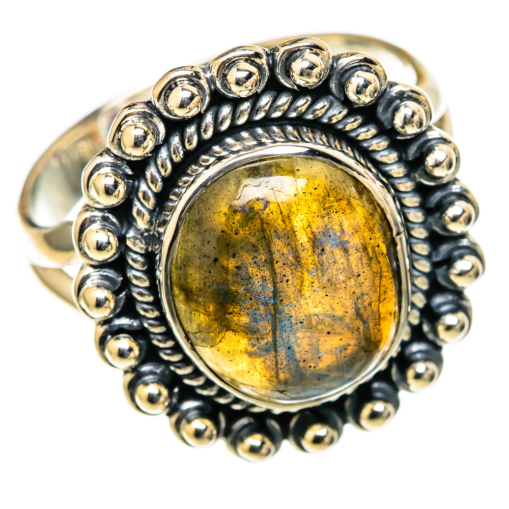Labradorite Rings handcrafted by Anasilvercos - RING105397 - Photo 2