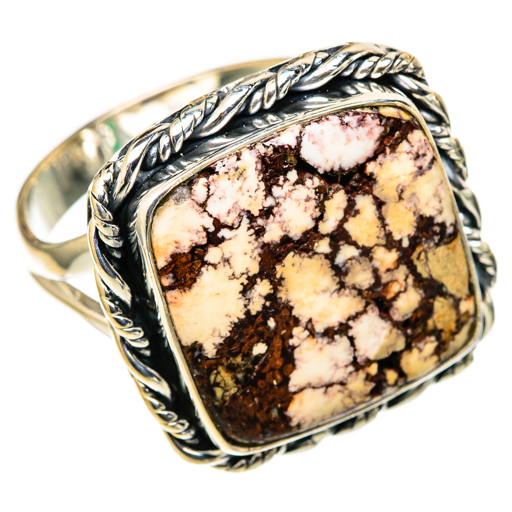 Wild Horse Jasper Rings handcrafted by Anasilvercos - RING105406 - Photo 2
