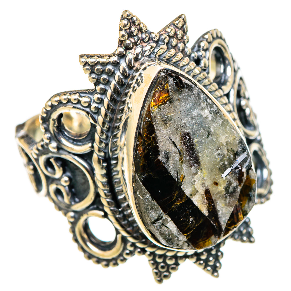 Astrophyllite Rings handcrafted by Anasilvercos - RING105408 - Photo 2