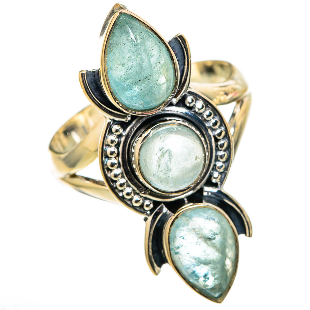 Aquamarine Rings handcrafted by Anasilvercos - RING105441 - Photo 2