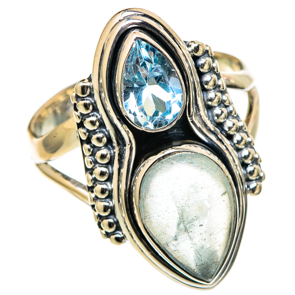 Aquamarine Rings handcrafted by Anasilvercos - RING105443 - Photo 2