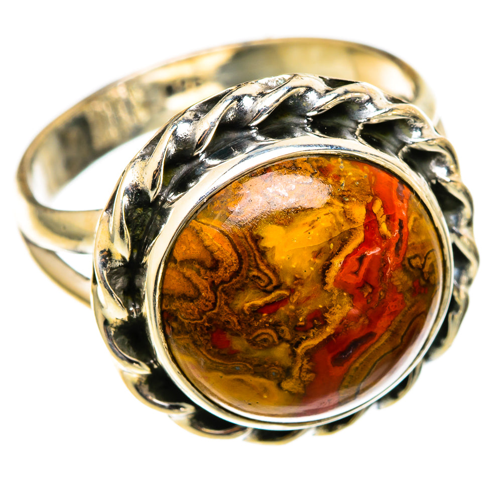 Moroccan Agate Rings handcrafted by Anasilvercos - RING105452 - Photo 2