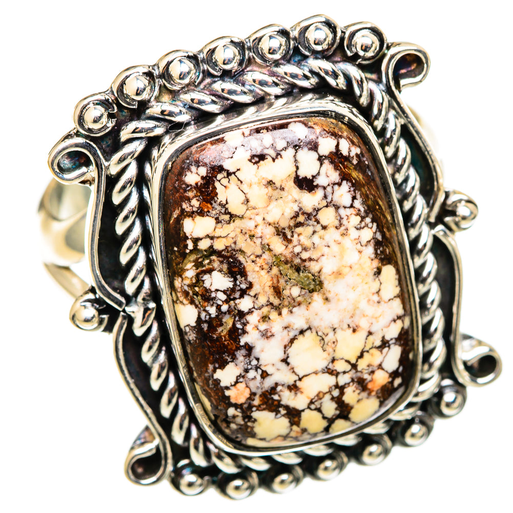 Wild Horse Jasper Rings handcrafted by Anasilvercos - RING105454 - Photo 2