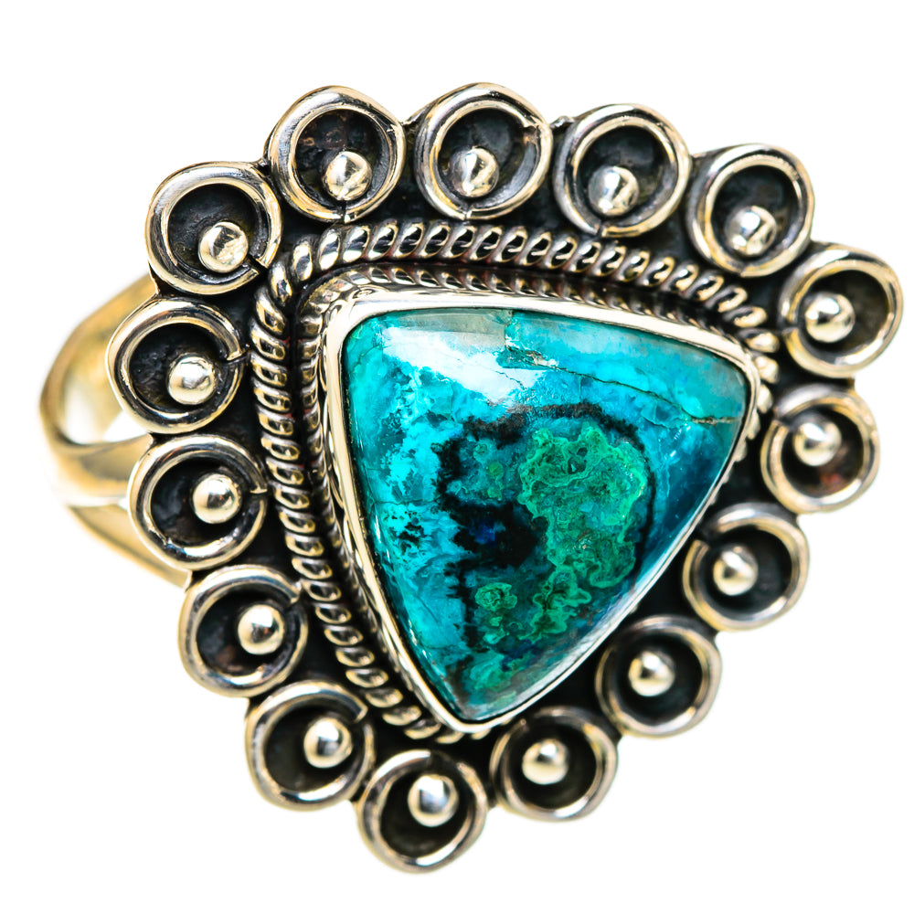 Chrysocolla Rings handcrafted by Anasilvercos - RING105484 - Photo 2