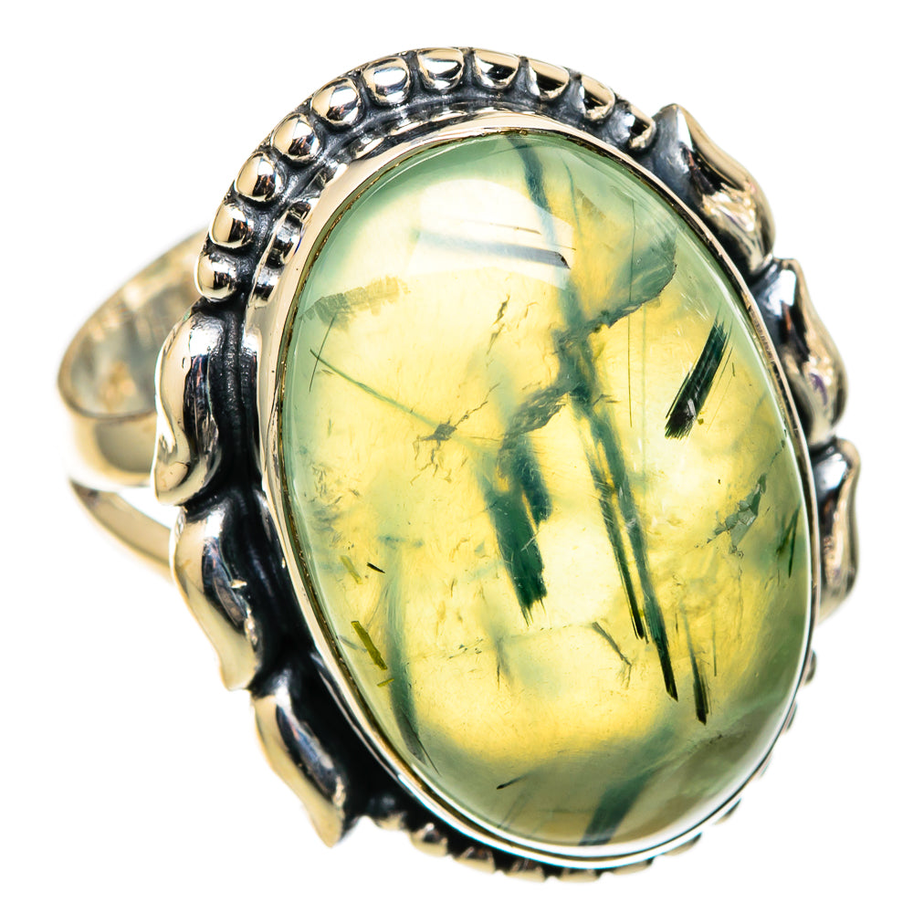 Prehnite Rings handcrafted by Anasilvercos - RING105487 - Photo 2