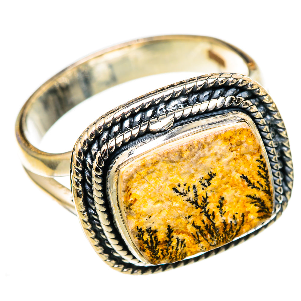 Germany Psilomelane Dendrite Rings handcrafted by Anasilvercos - RING105491 - Photo 2