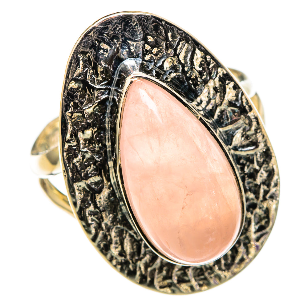 Rose Quartz Rings handcrafted by Anasilvercos - RING105497 - Photo 2