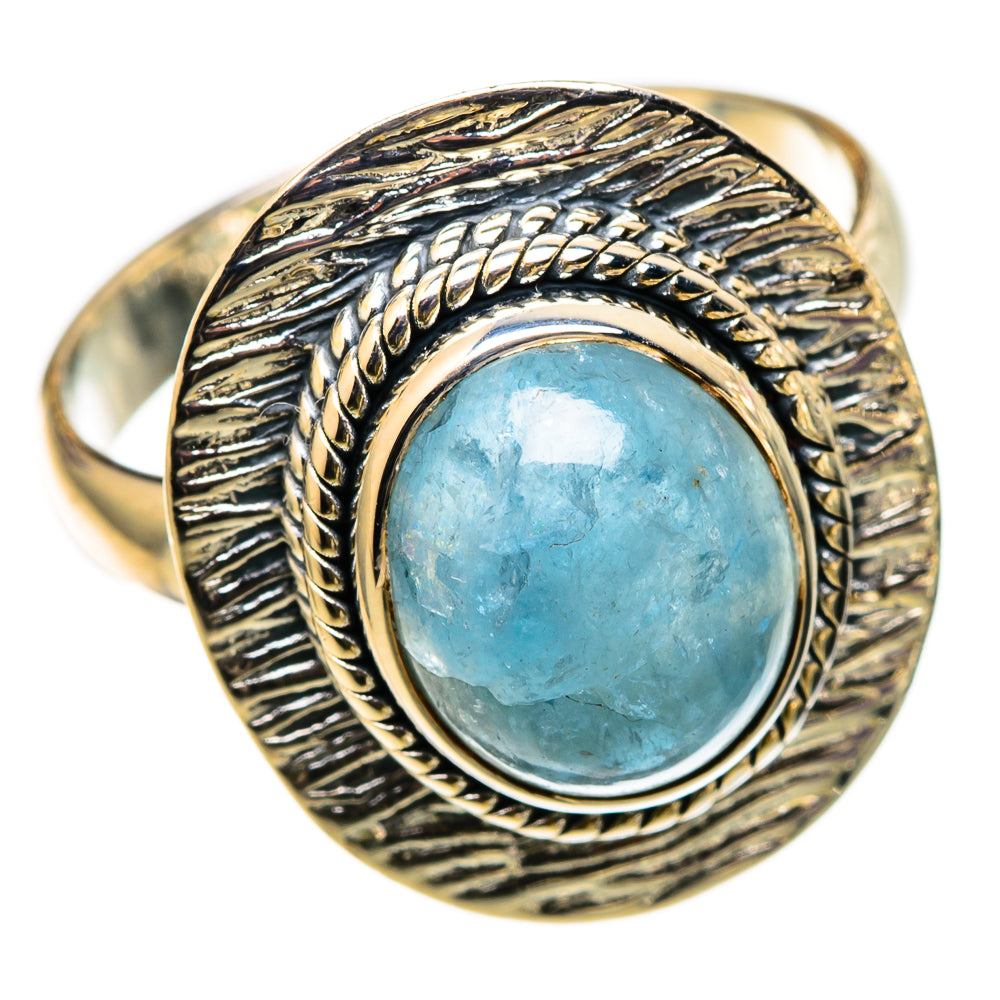 Aquamarine Rings handcrafted by Anasilvercos - RING105520 - Photo 2