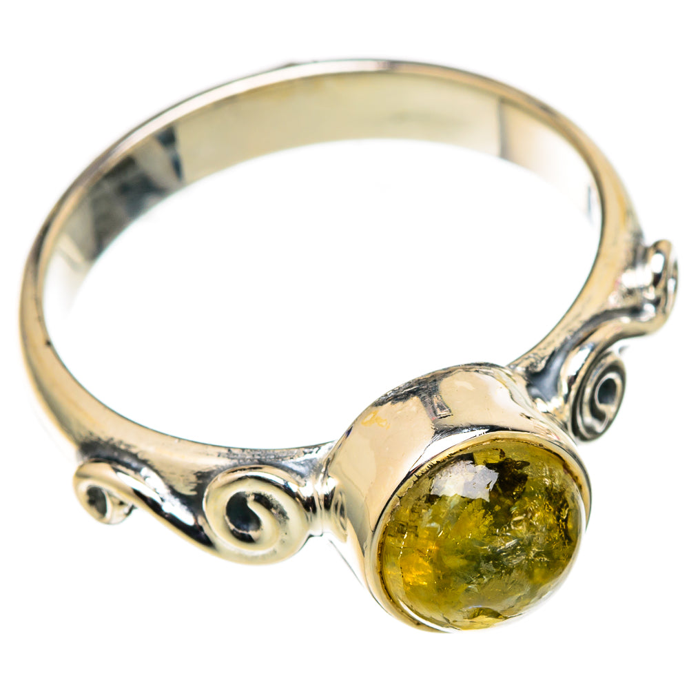 Green Tourmaline Rings handcrafted by Anasilvercos - RING105525 - Photo 2