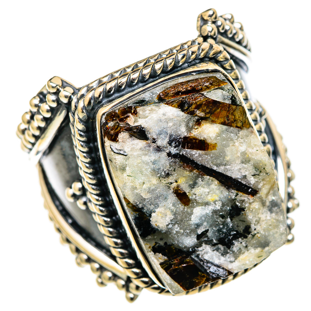 Astrophyllite Rings handcrafted by Anasilvercos - RING105536 - Photo 2