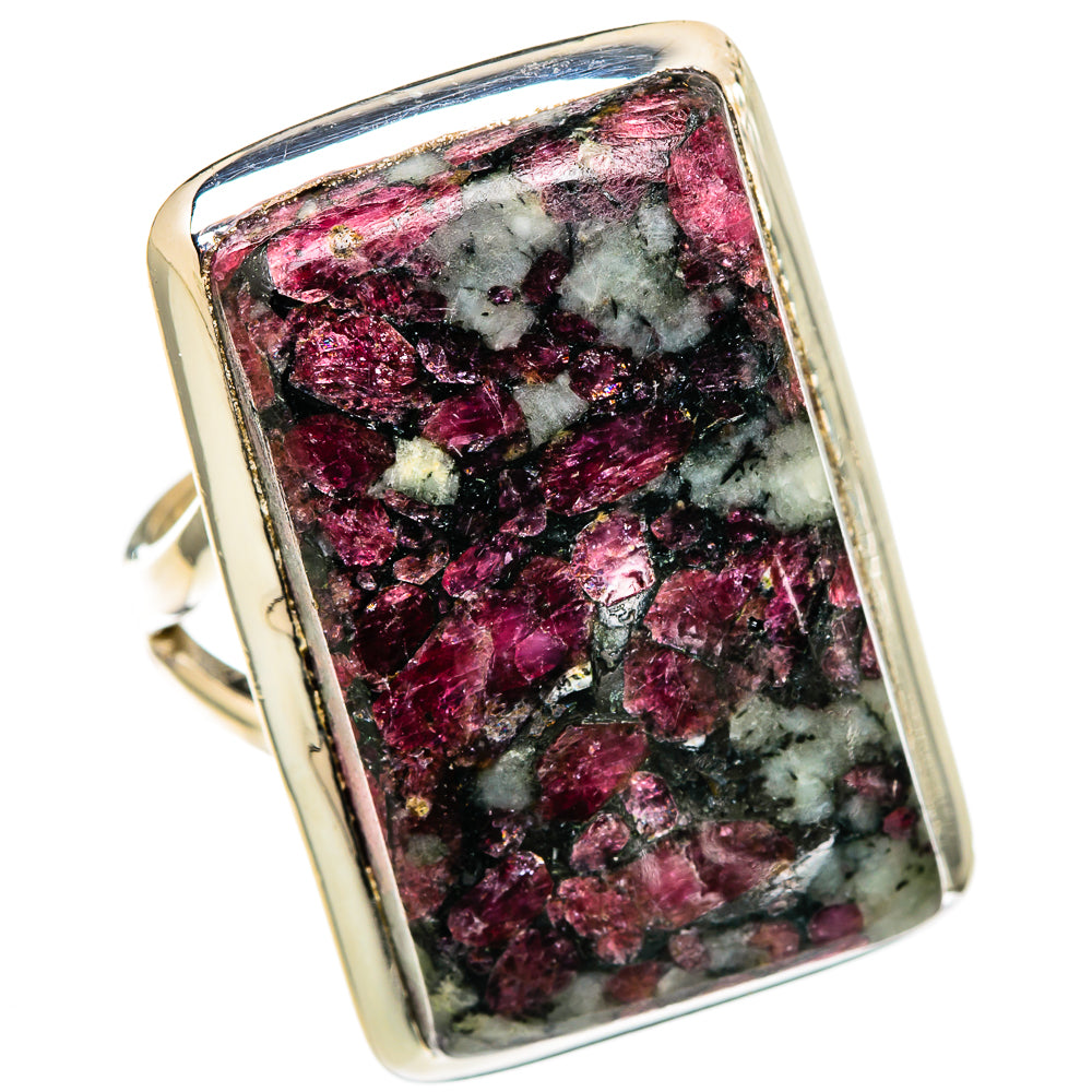 Russian Eudialyte Rings handcrafted by Anasilvercos - RING105548 - Photo 2
