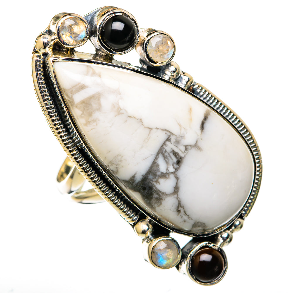Howlite Rings handcrafted by Anasilvercos - RING105558 - Photo 2