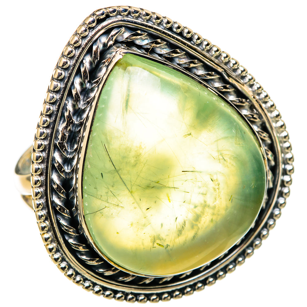 Prehnite Rings handcrafted by Anasilvercos - RING105579 - Photo 2