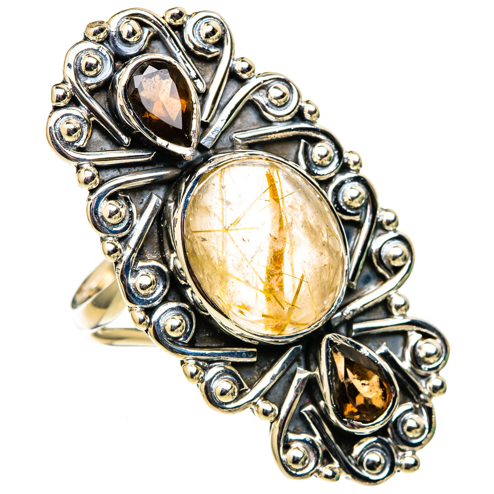 Rutilated Quartz Rings handcrafted by Anasilvercos - RING105597 - Photo 2